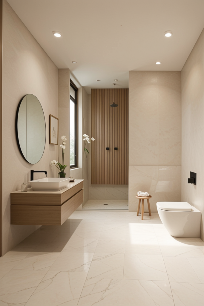 Calm Meets Function: 65 Japandi Bathroom Designs To Refresh Your Space