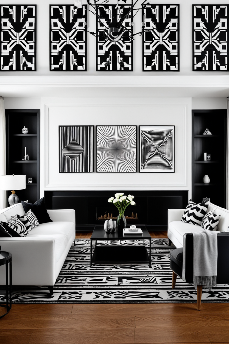 63 Innovative Black And White Living Room Ideas To Transform Your Space