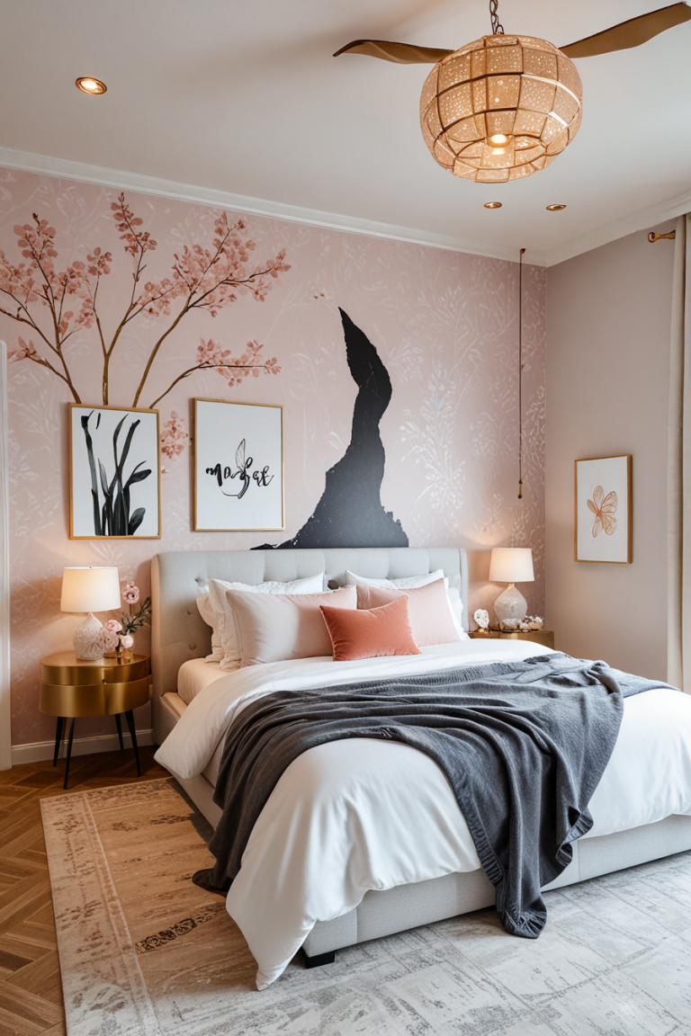 65 Modern Feminine Style Bedrooms: Innovative Design Ideas For ...