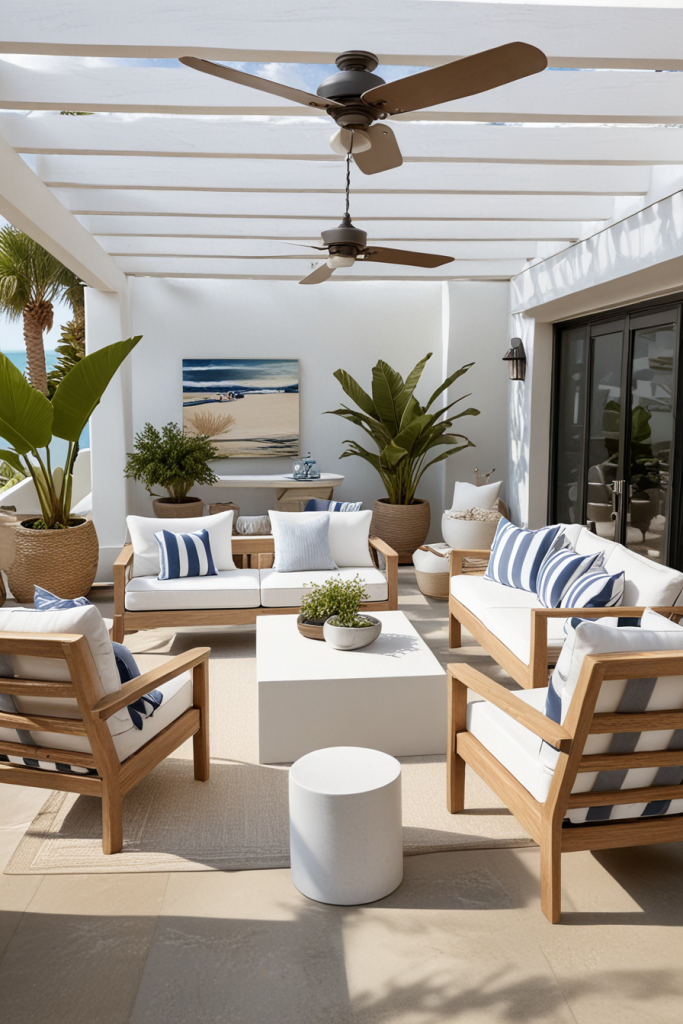 Seaside Sophistication: 69 Cutting-Edge Coastal Patios To Inspire 2025