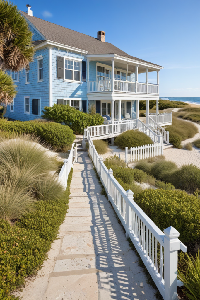 Coastal Charm Unleashed: 66 Beach Cottage Exterior Ideas for a Picture-Perfect Retreat