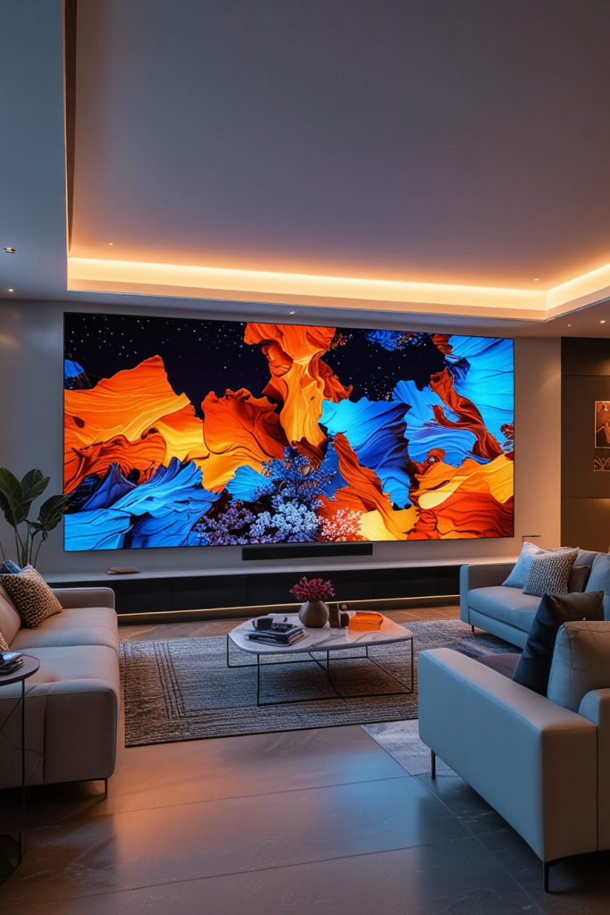 Dynamic Displays: 62 Modern Media Walls Merging Art, Tech, And Design