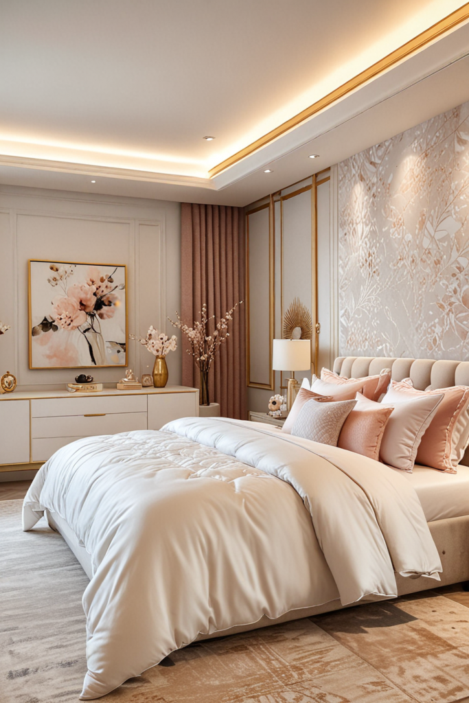 Elegant Innovation: 65 Unforgettable Modern Feminine Bedroom Ideas