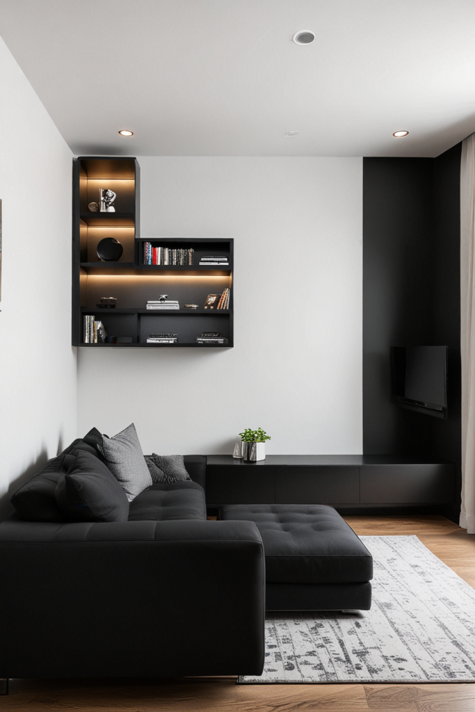 66 Striking Black Small Living Room Ideas for a Sophisticated, Designer Look