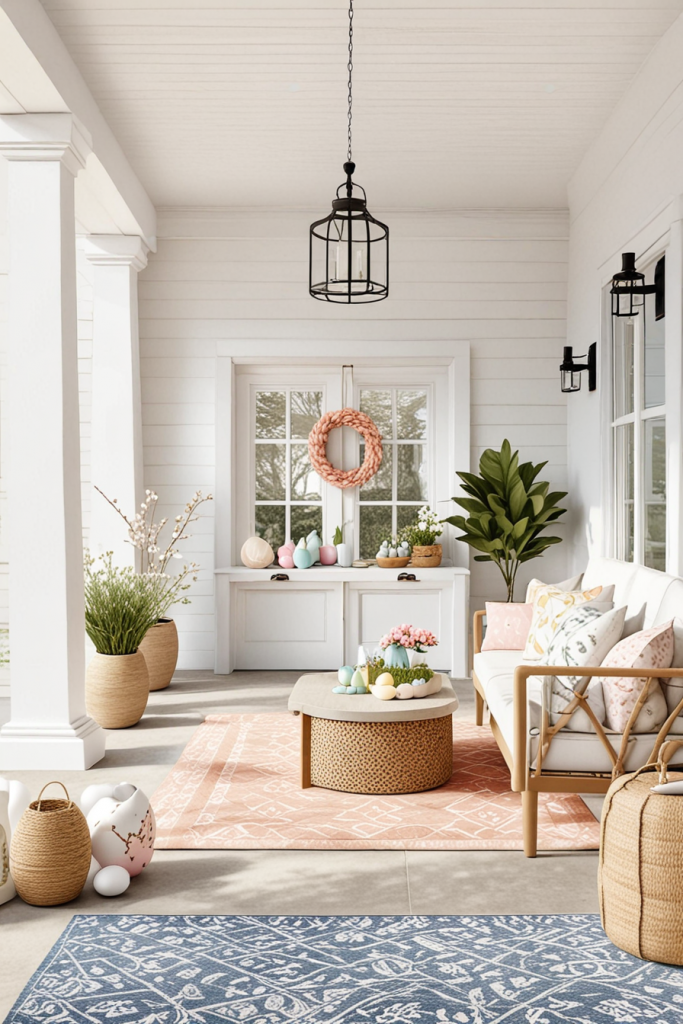 Unique And Sophisticated: 69 Must-Try Easter Porch Designs For 2025