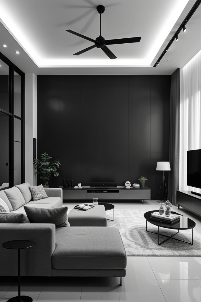 Bold Contrasts And Elegant Lines: 63 Inspiring Black And White Living Room Ideas