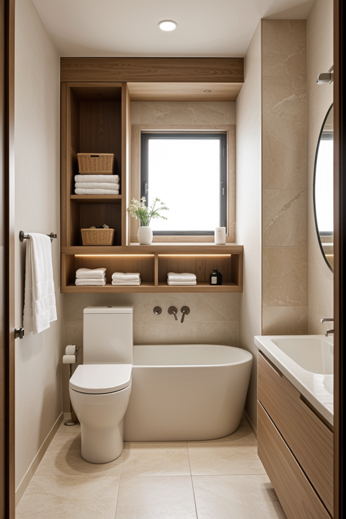 Calm Meets Function: 65 Japandi Bathroom Designs To Refresh Your Space