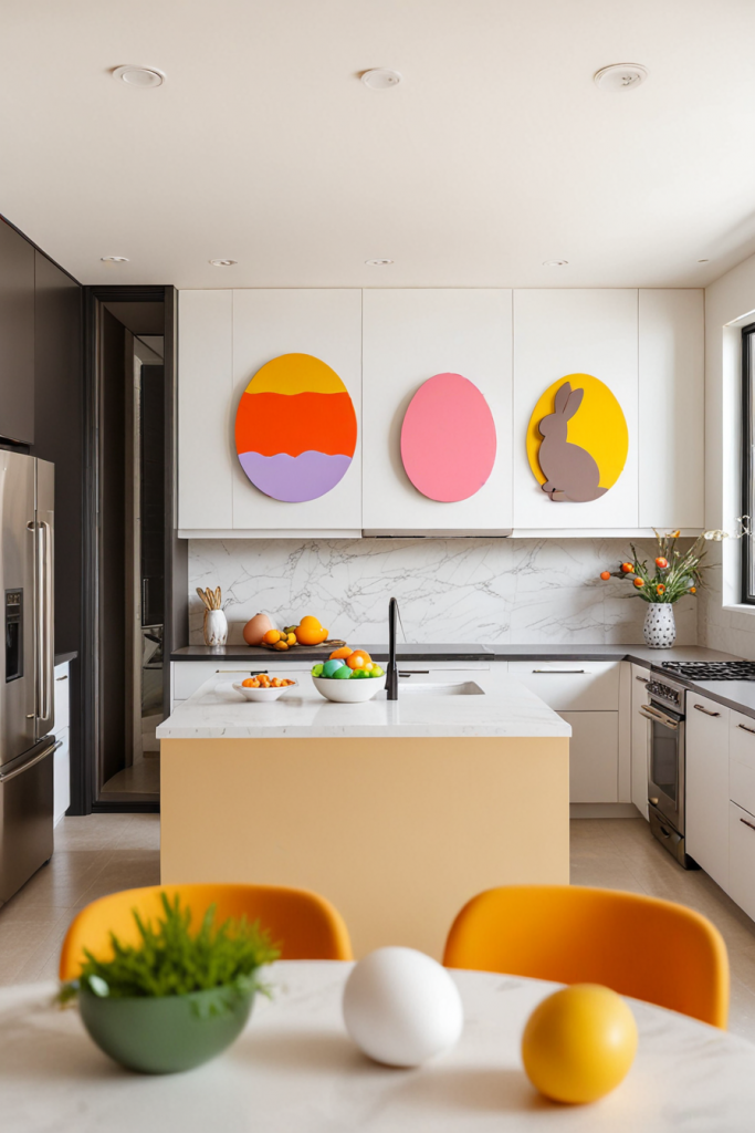 Chic And Bold: 65 Easter Kitchen Island Decor 2025 Inspirations