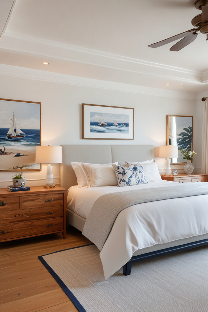 Marine Modernity: 64 Designer Coastal Bedrooms That Evoke Ocean Dreams