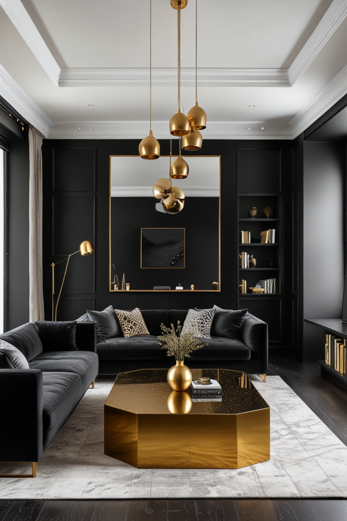 66 Striking Black Small Living Room Ideas for a Sophisticated, Designer Look