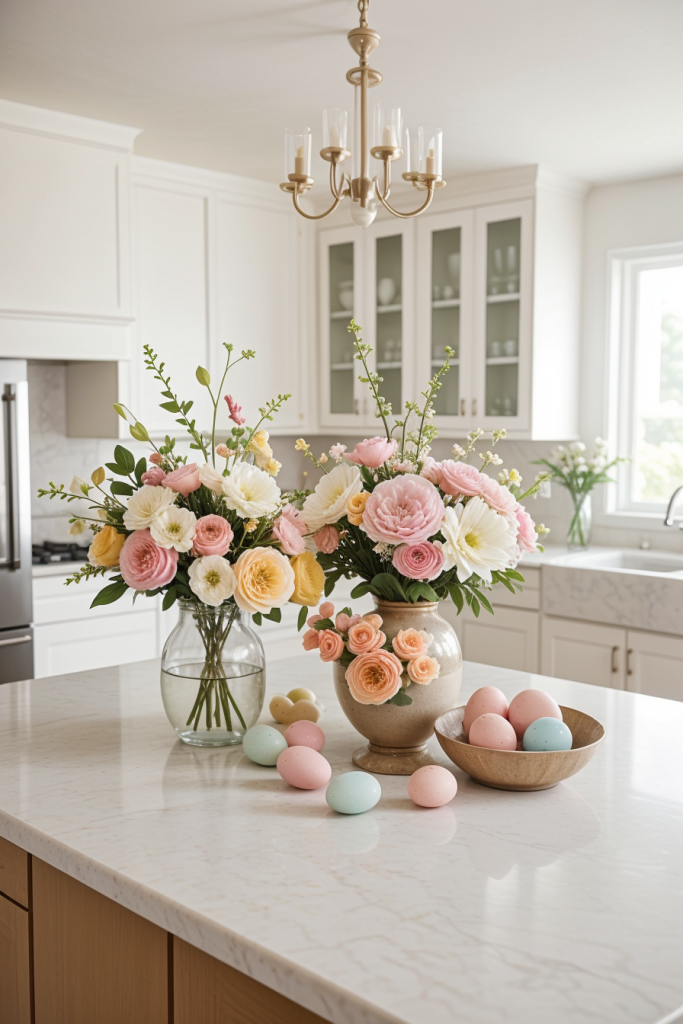 Chic And Bold: 65 Easter Kitchen Island Decor 2025 Inspirations