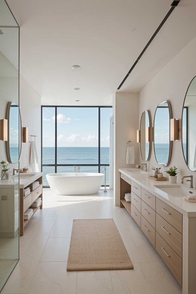 Sail Into Luxury: 67 Modern Coastal Bathrooms 2025 With Unusual Nautical Decor