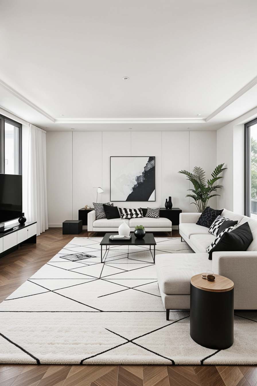 63 Innovative Black And White Living Room Ideas To Transform Your Space