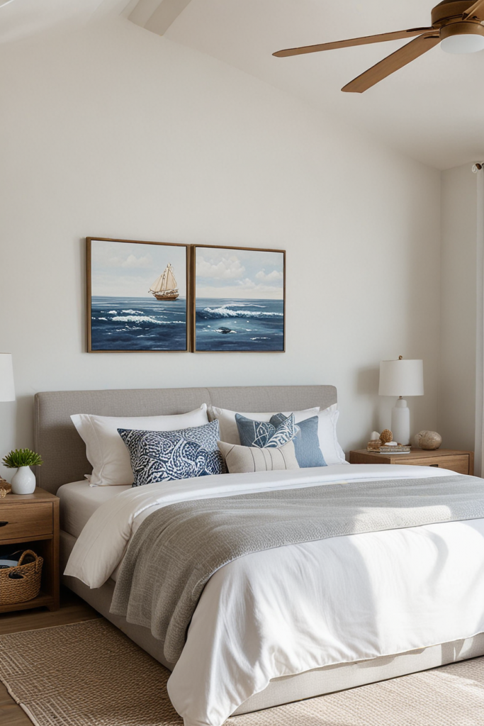 Marine Modernity: 64 Designer Coastal Bedrooms That Evoke Ocean Dreams