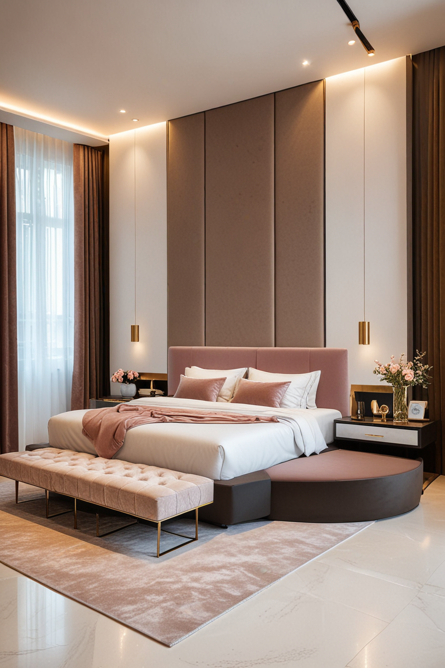 65 Modern Feminine Style Bedrooms: Innovative Design Ideas For ...