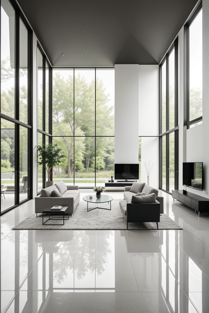 Bold Contrasts And Elegant Lines: 63 Inspiring Black And White Living Room Ideas