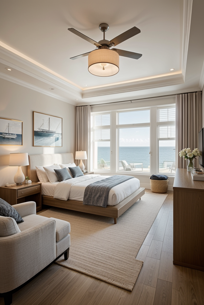 Marine Modernity: 64 Designer Coastal Bedrooms That Evoke Ocean Dreams