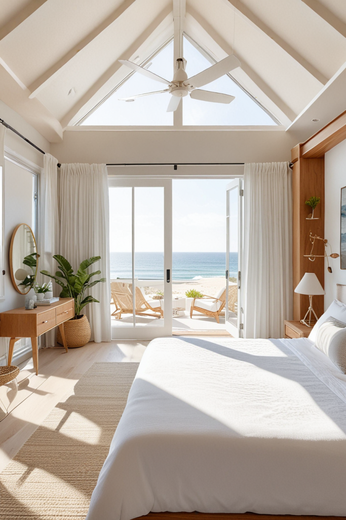 Marine Modernity: 64 Designer Coastal Bedrooms That Evoke Ocean Dreams