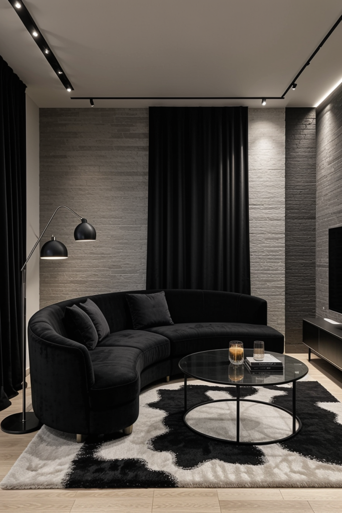 66 Striking Black Small Living Room Ideas for a Sophisticated, Designer Look