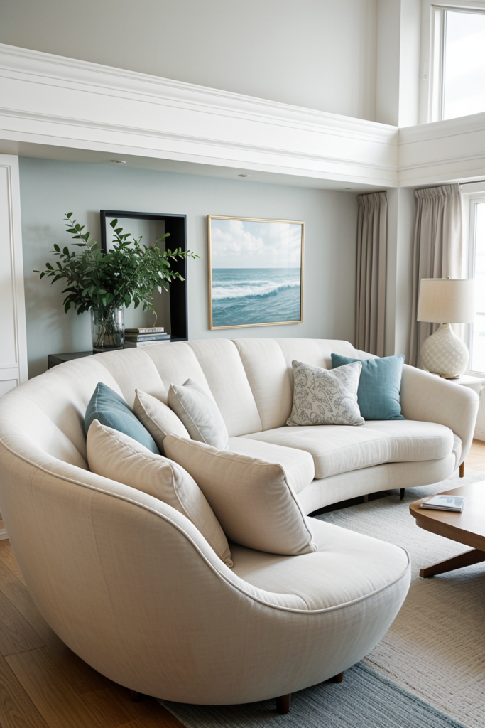 Sea Breeze Sophistication: 67 Modern Living Rooms In Coastal Style 2025