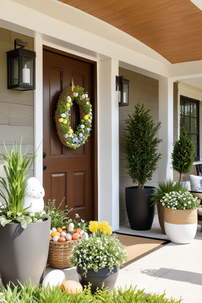 Unique And Sophisticated: 69 Must-Try Easter Porch Designs For 2025