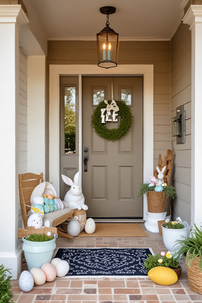 Unique And Sophisticated: 69 Must-Try Easter Porch Designs For 2025