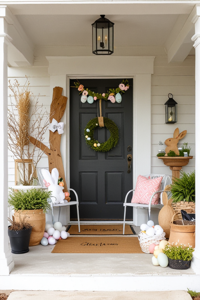 Unique And Sophisticated: 69 Must-Try Easter Porch Designs For 2025