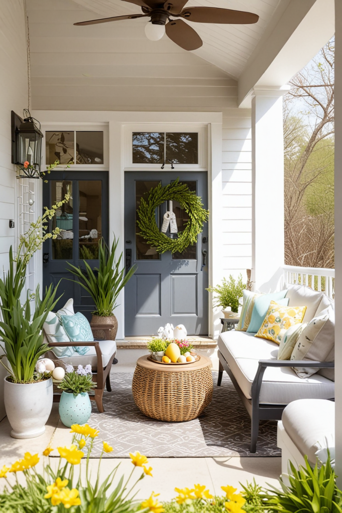 Unique And Sophisticated: 69 Must-Try Easter Porch Designs For 2025