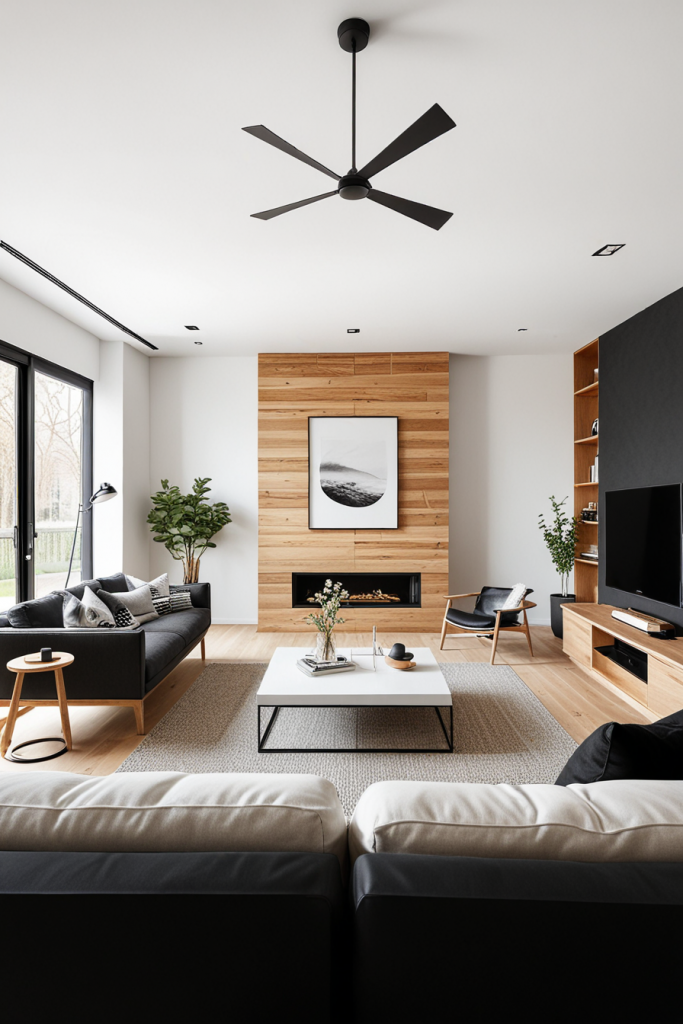 Bold Contrasts And Elegant Lines: 63 Inspiring Black And White Living Room Ideas