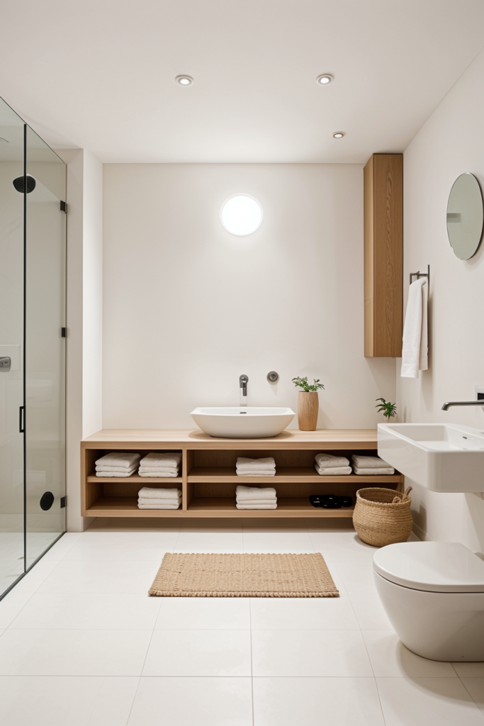 Calm Meets Function: 65 Japandi Bathroom Designs To Refresh Your Space