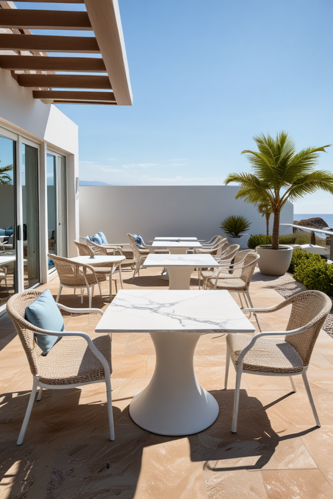 Seaside Sophistication: 69 Cutting-Edge Coastal Patios To Inspire 2025