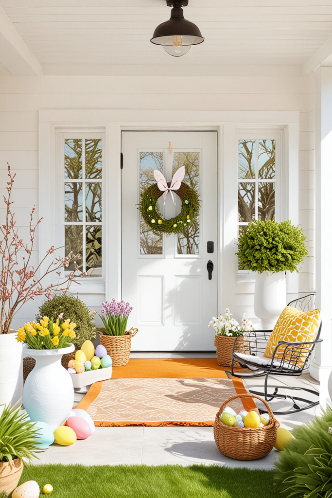 Unique And Sophisticated: 69 Must-Try Easter Porch Designs For 2025