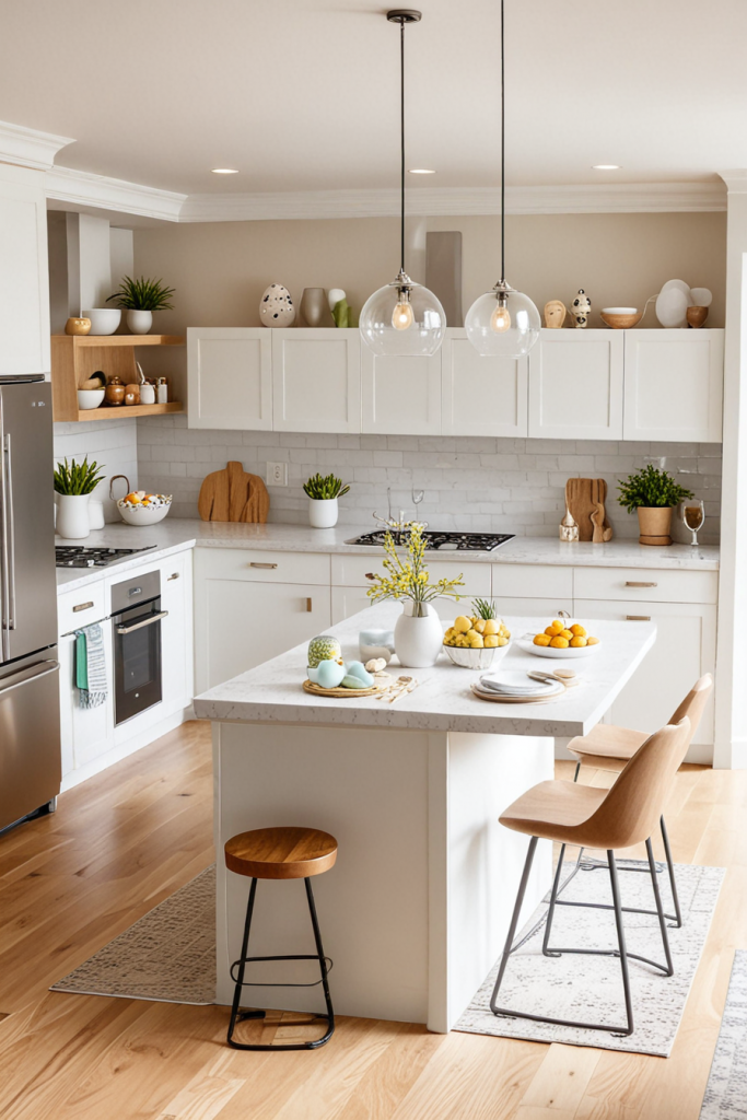 Chic And Bold: 65 Easter Kitchen Island Decor 2025 Inspirations