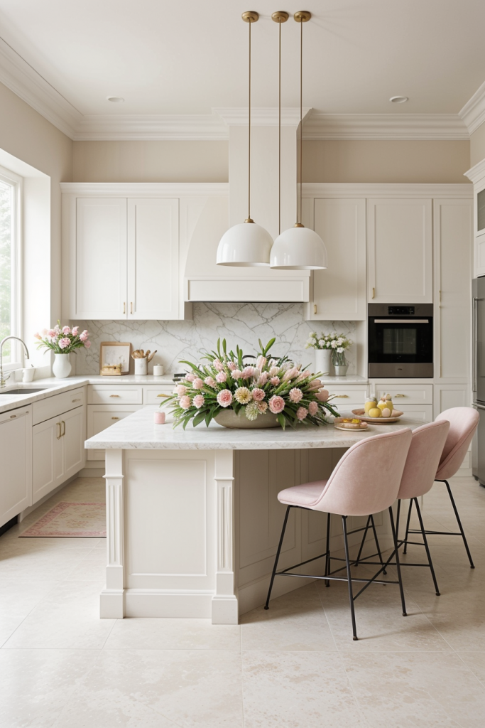 Chic And Bold: 65 Easter Kitchen Island Decor 2025 Inspirations