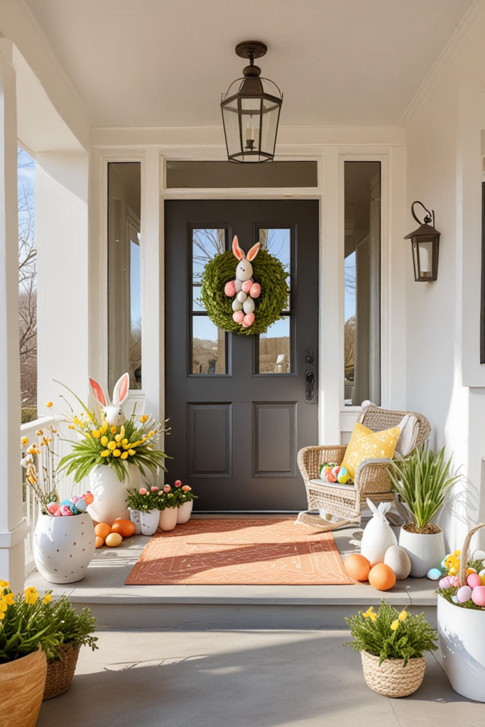 Unique And Sophisticated: 69 Must-Try Easter Porch Designs For 2025