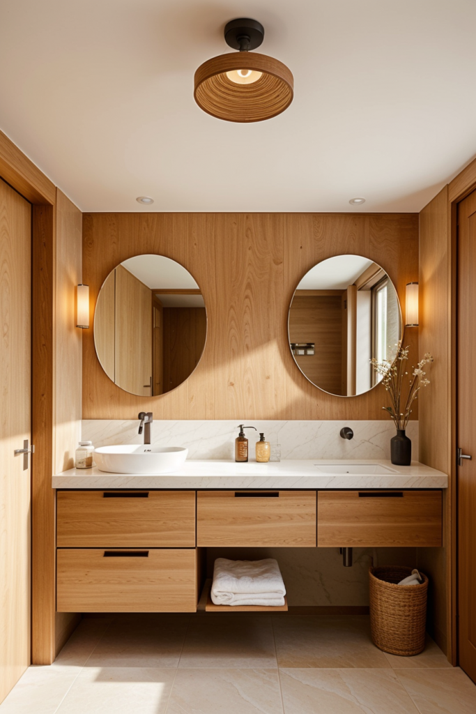 Calm Meets Function: 65 Japandi Bathroom Designs To Refresh Your Space