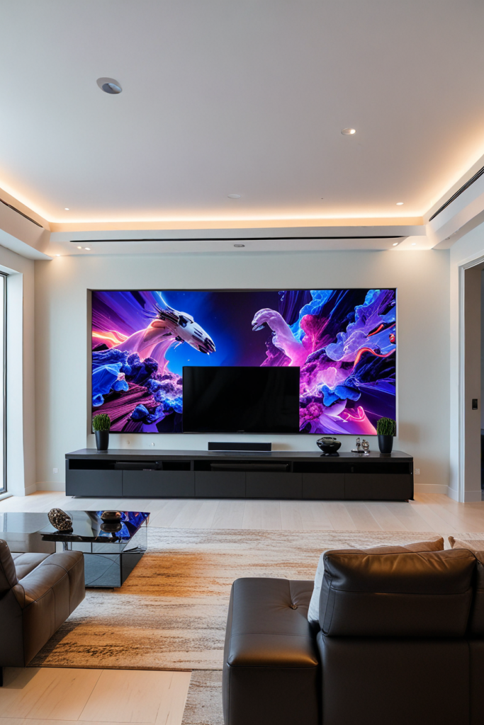 Dynamic Displays: 62 Modern Media Walls Merging Art, Tech, And Design