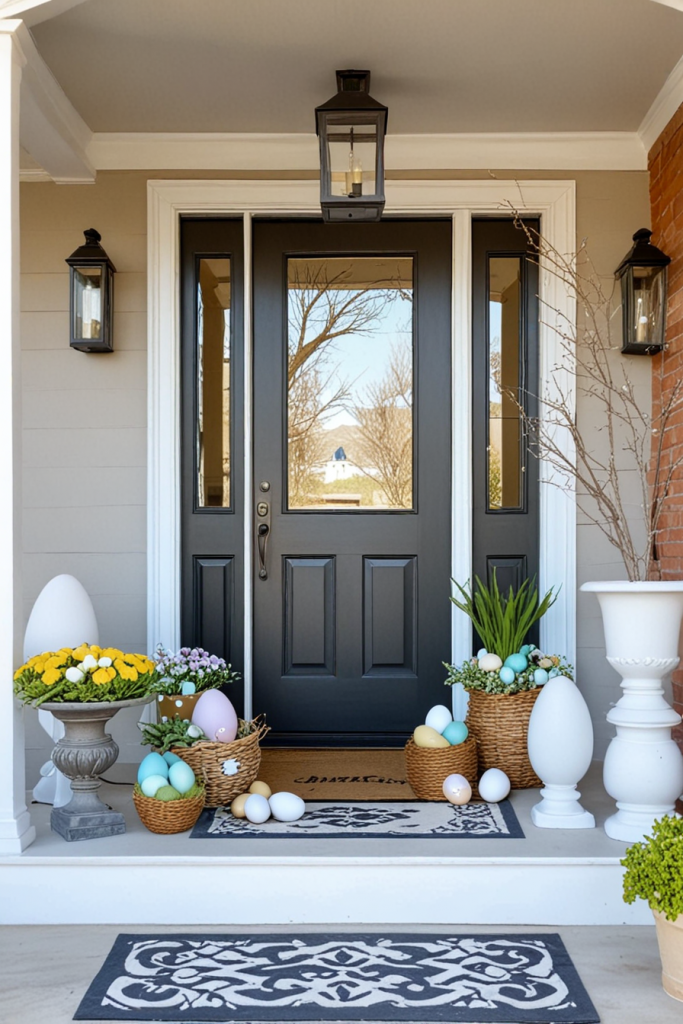 Unique And Sophisticated: 69 Must-Try Easter Porch Designs For 2025