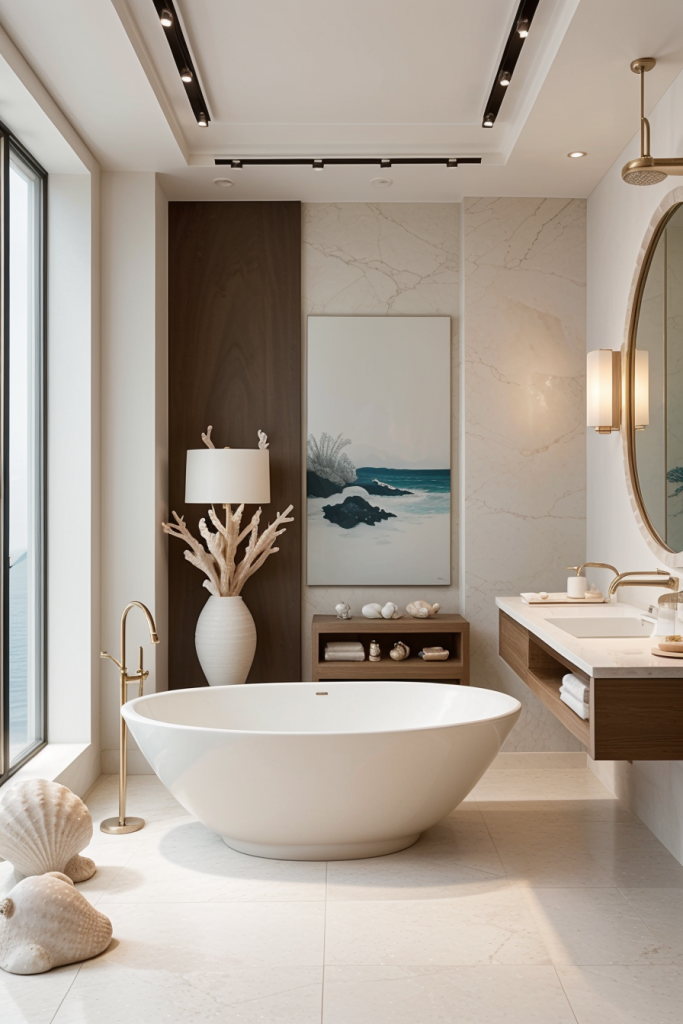 Sail Into Luxury: 67 Modern Coastal Bathrooms 2025 With Unusual Nautical Decor