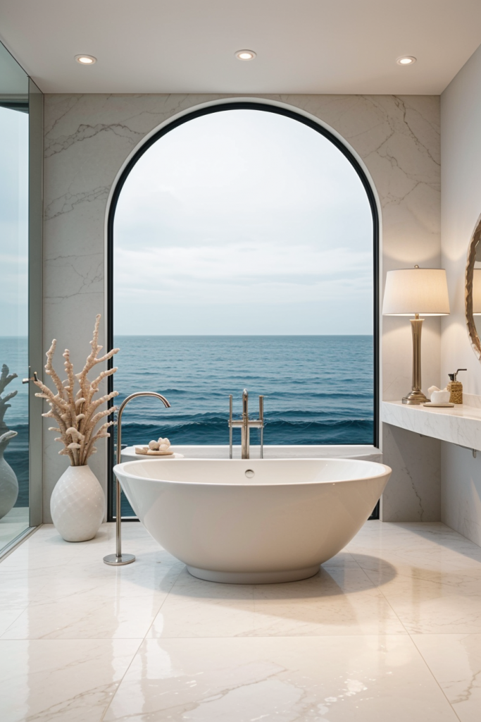 Sail Into Luxury: 67 Modern Coastal Bathrooms 2025 With Unusual Nautical Decor