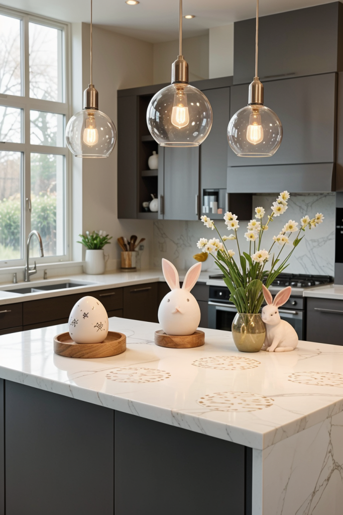 Chic And Bold: 65 Easter Kitchen Island Decor 2025 Inspirations