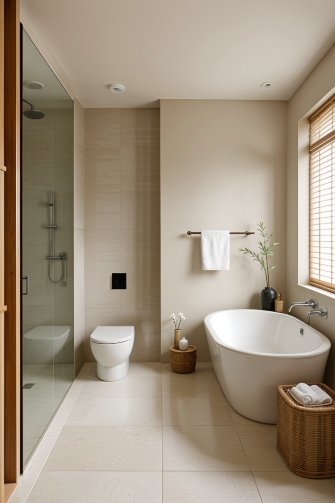 Calm Meets Function: 65 Japandi Bathroom Designs To Refresh Your Space