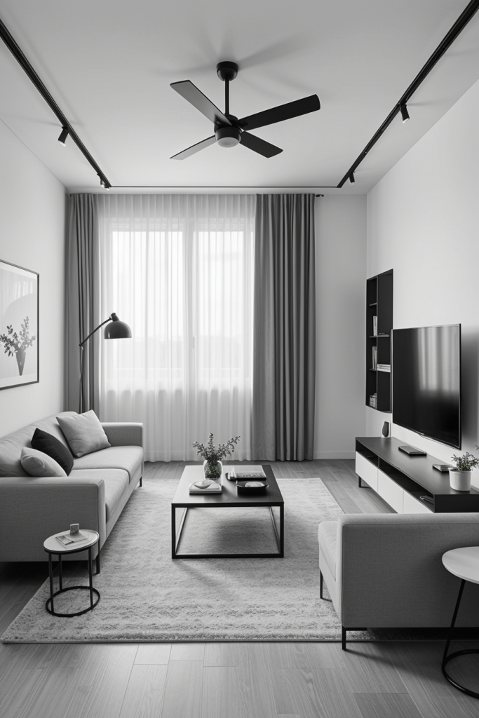 Bold Contrasts And Elegant Lines: 63 Inspiring Black And White Living Room Ideas