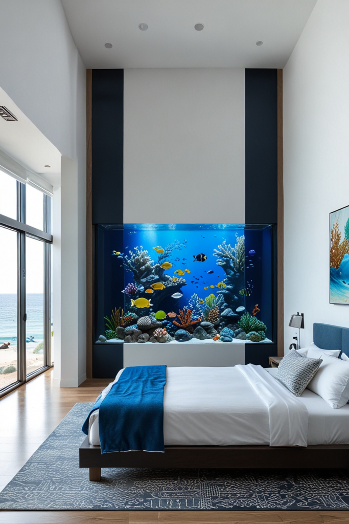 Marine Modernity: 64 Designer Coastal Bedrooms That Evoke Ocean Dreams