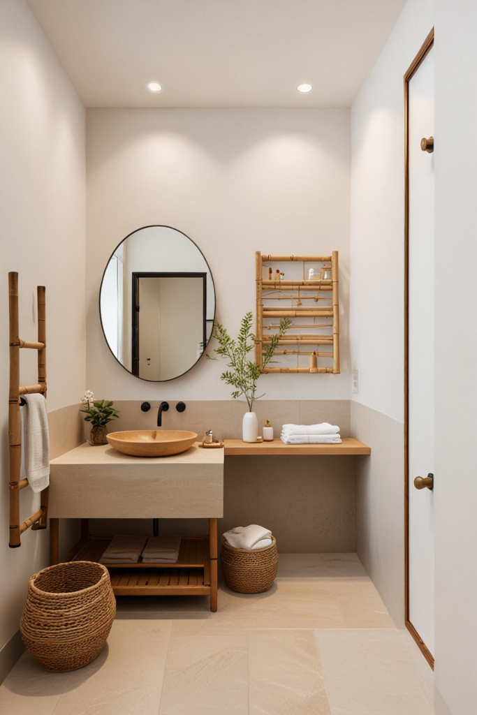 Calm Meets Function: 65 Japandi Bathroom Designs To Refresh Your Space