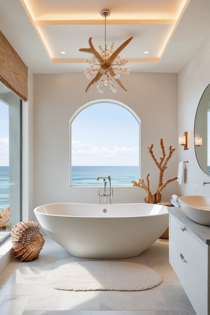 Sail Into Luxury: 67 Modern Coastal Bathrooms 2025 With Unusual Nautical Decor