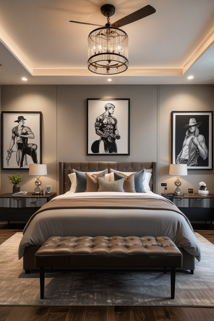 65 Modern Masculine Bedroom Masterpieces: Redefining Sophistication And Style