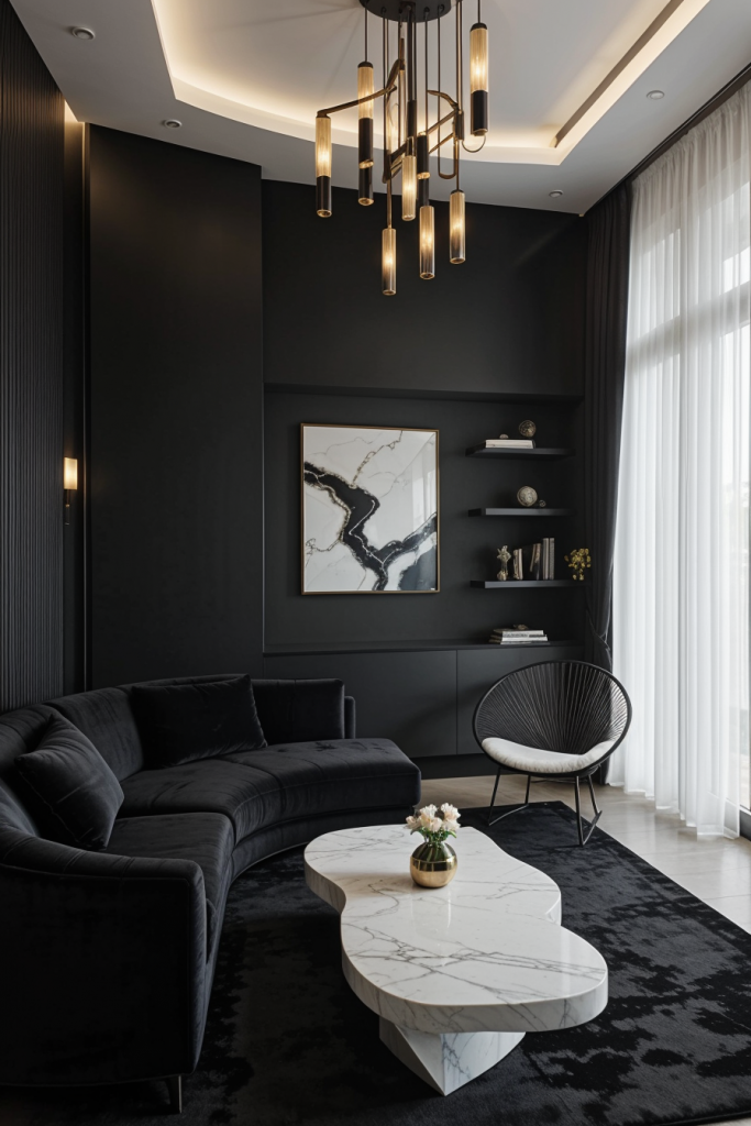 66 Striking Black Small Living Room Ideas for a Sophisticated, Designer Look