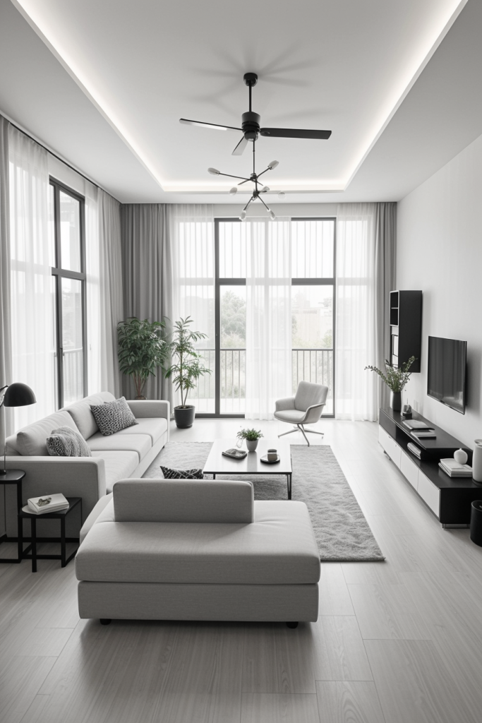 Bold Contrasts And Elegant Lines: 63 Inspiring Black And White Living Room Ideas