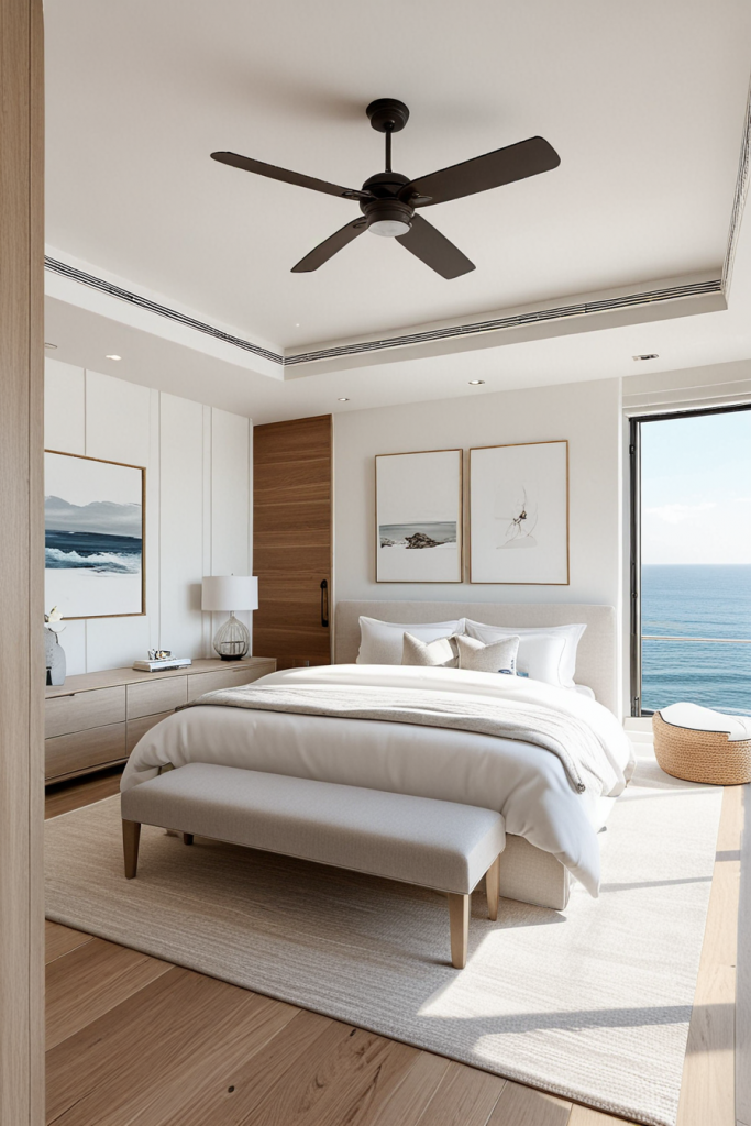 Marine Modernity: 64 Designer Coastal Bedrooms That Evoke Ocean Dreams